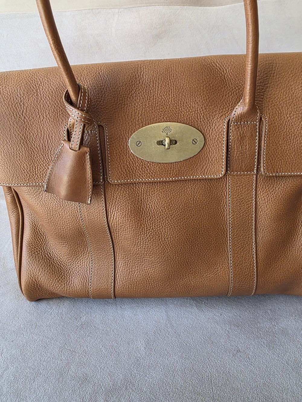 Mulberry Bayswater Tote Handbag in Oak NVT